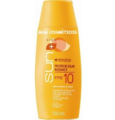 Protetor Solar FPS 10. 125 ml